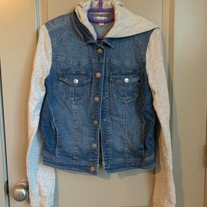 Jean jacket hoodie